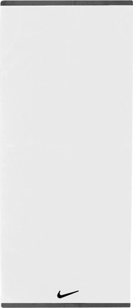 Ręcznik kąpielowy plażowy basenowy sportowy Nike Fundamental biały NET17101MD 80x35 cm