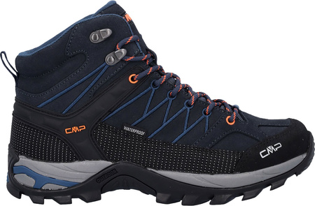 Buty trekkingowe turystyczne wodoodporne męskie CMP Rigel Mid granatowo-czarne 3Q1294727NM