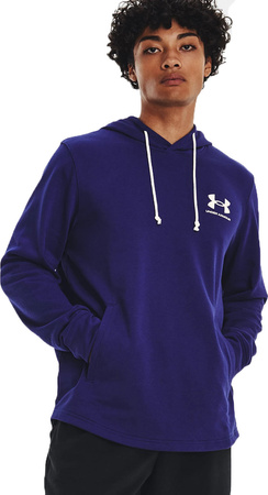 Bluza męska Under Armour UA Rival Terry LC HD niebieska 1370401 468