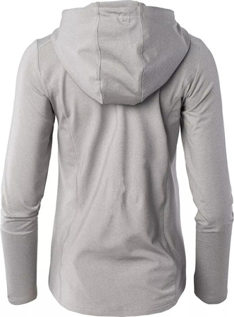 Damska bluza rozpinana z kapturem treningowa IQ Taiga jasno-szara rozmiar XS