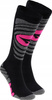 Skarpety narciarskie Hi-Tec Galache dzięciece czarno-różowe 36-38