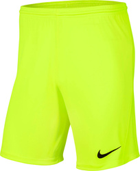 Spodenki treningowe krótkie męskie Nike Dry Park III NB K limonkowe BV6855 702