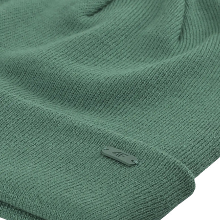 Czapka zimowa ciepła 4F U622 oliwkowa 4FWAW25ACAPU622 44S