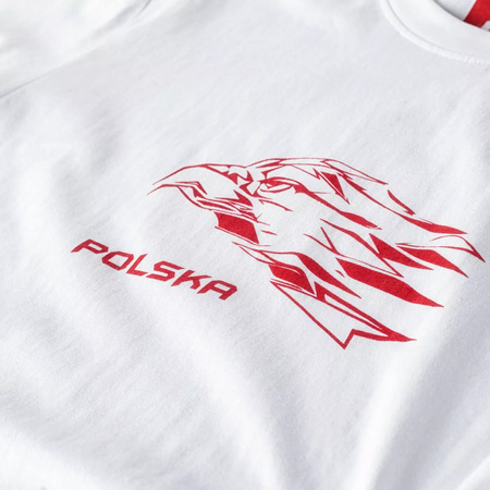 Męska koszulka bawełniana t-shirt Huari Poland Fan Senior rozmiar L