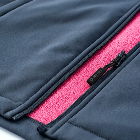 Damska kurtka przejściowa softshell Hi-Tec Lady Neti membrana 8000mm granatowa rozmiar S