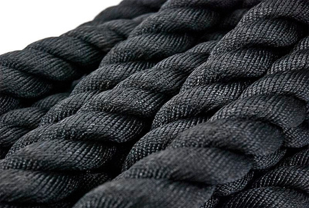 Gruba lina treningowa na siłownię Power Rope Cross Fit Allright 38mm 15 m