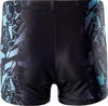 Dziecięce bokserki kąpielowe Aquawave ATOS JR black scuba blue logo print rozmiar 152