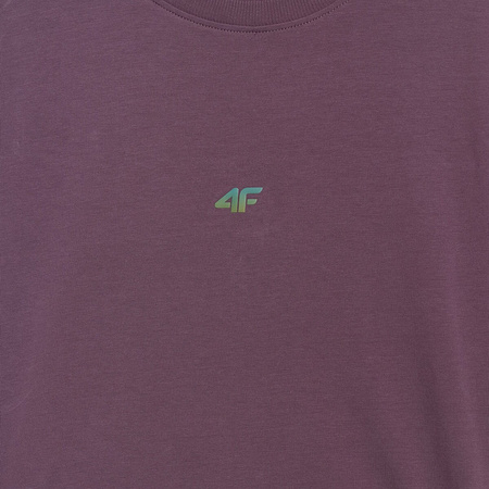 Koszulka damska 4F F2971 ciemny fiolet 4FWAW25TTSHF2971 50S
