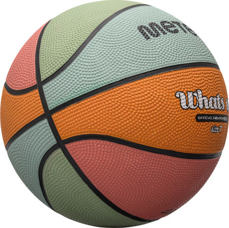 Piłka do koszykówki koszykowa Meteor What's Up niebiesko-pomarańczowa 16803