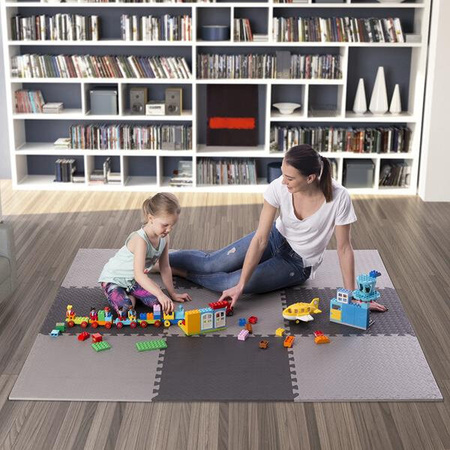 Mata puzzle 9 elementów 12mm HMS PREMIUM MP12 szara