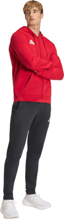 Bluza męska adidas Entrada 26 FZ Hoody czerwona KF5944