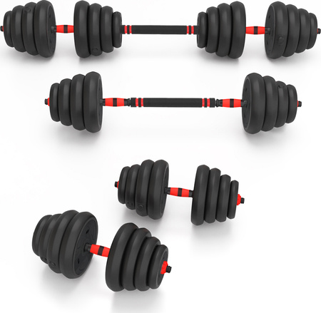 Zestaw ciężarów 30kg HMS sgn130 pro set 6w1