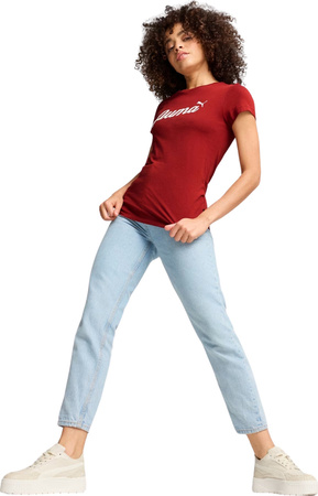 Koszulka damska Puma ESS Script czerwona 679315 13