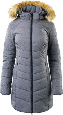 Damski płaszcz pikowany zimowy z kapturem Hi-tec Lady Gveni rozmiar S