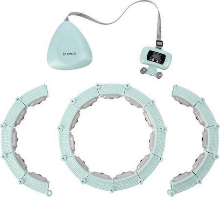 Zestaw hula hop magnetyczny hhm14 z licznikiem HMS pas wyszczuplający br163