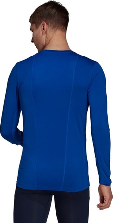 Koszulka męska adidas Compression Long Sleeve Tee niebieska GU7335