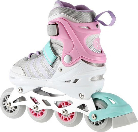 Łyżworolki z wymienną płozą figurową rolki wrotki 4w1 Nils Extreme NH18192 rozmiar L 39-43