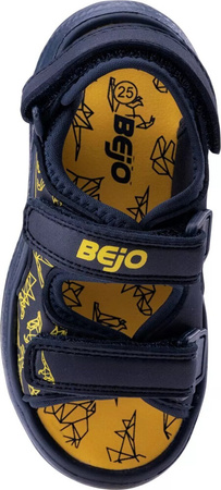 Dziecięce sandały Bejo Timini Kids czarno-żółte rozmiar 23