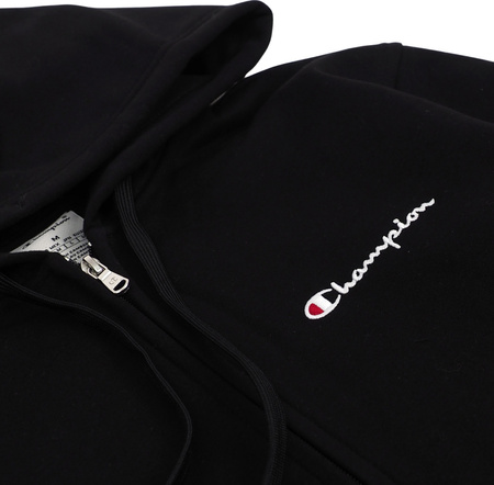 Bluza męska Champion Full Zip Hoodie czarna 220260 KK001
