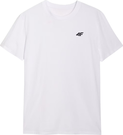 Koszulka męska 4F M2256 biała 4FWMM00TTSHM2256 10S