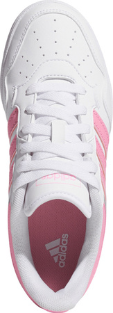 Buty dziecięce adidas Hoops 4.0 biało-różowe JI0900