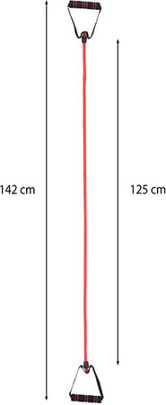 Ekspander gumowy 1 żyłowy HMS EG02 142cm
