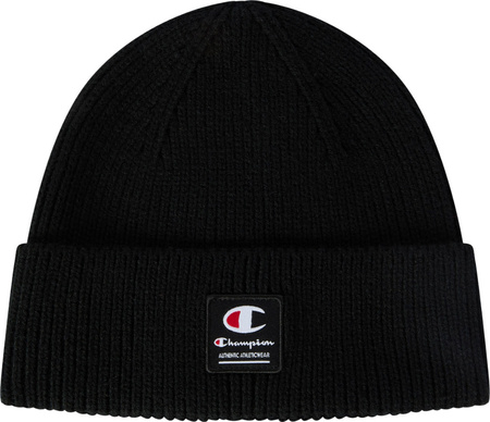 Czapka zimowa ciepła Champion Beanie Cap czarna 806069 KK001
