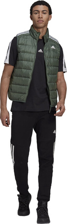 Kamizelka męska adidas Essentials Down Vest zielona HK4650