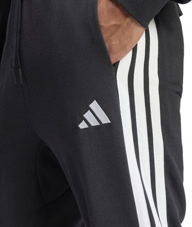 Spodnie męskie adidas Essential 3-Stripes French Terry czarne JD1881