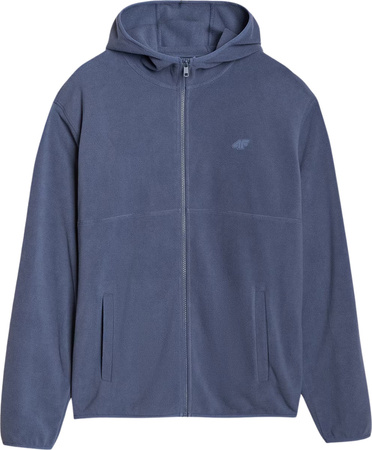 Polar męski bluza polarowa 4F M321 denim 4FWSS25TFLEM321 32S