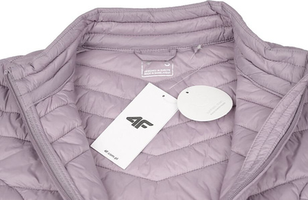 Kurtka damska puchowa 4F F094 różowa 4FSS23TDJAF094 83S