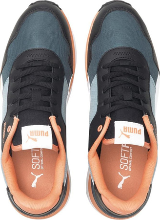 Buty damskie sportowe snekarsy R78 Voyage szaro-pomarańczowe 380729 09