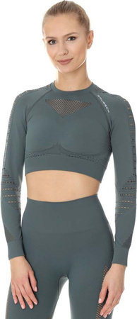 Top damski Brubeck GYM zielony LC10020