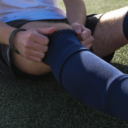 Rękawy piłkarskie Proskary junior granatowe