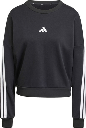 Bluza damska adidas Essentials 3-Stripes French Terry czarna JE0016