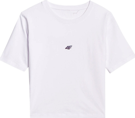 Koszulka damska 4F F2971 biała 4FWAW25TTSHF2971 10S