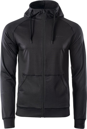 Męska bluza sportowa Hi-Tec Kosko z kapturem czarna rozmiar XXL