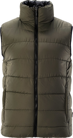 Męska kamizelka pikowana dwustronna Magnum Recto czarno-oliwkowa rozmiar XXL