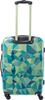 Walizka podróżna na kółkach twarda Iguana Asturia II geometric print/lime cream 72 litrów