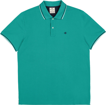 Koszulka męska Champion polo zielona 220897 GS130