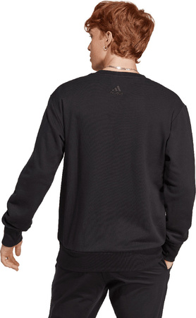 Bluza męska adidas Essentials French Terry Big Logo czarna IC9324