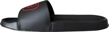 Klapki męskie Lee Cooper czarno-czerwone LCW-24-42-2484MC