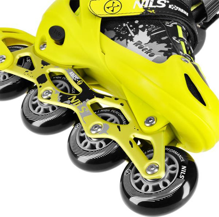 Łyżworolki Rocko Nils Extreme na18137a żółte rozmiar M (35-38)