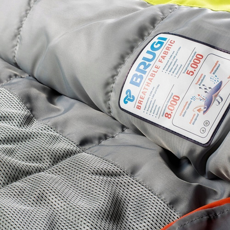 Męska kurtka narciarska snowboardowa membrana 8000mm Brugi 4APX zimowa rozmiar XL