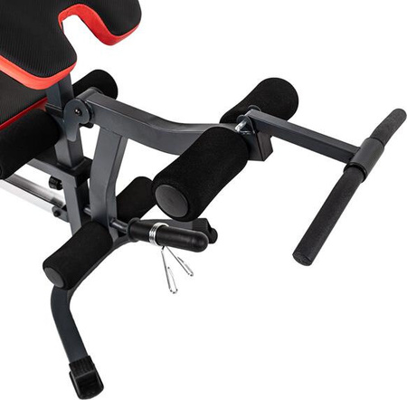 Ławka treningowa pod sztangę modlitewnik HMS wymiary 183 x 69 x 85 cm