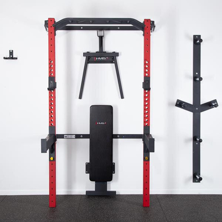 Klatka treningowa składana red HMS klt22 wielofunkcyjna