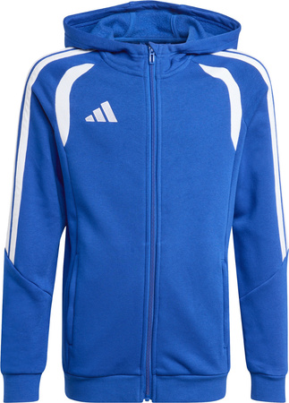 Bluza dla dzieci adidas Tiro 26 League Sweat Full Zip Hoodie niebieska KF9102