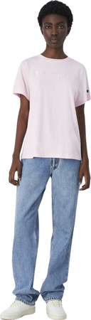 Koszulka damska Champion SS Tee jasnoróżowa 117650 PS195