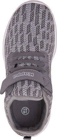 Buty sportowe szkolne miejskie dziecięce Kappa Gizeh szare 260597K 1614