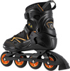 Łyżworolki Nils Extreme NA9022 czarno-pomarańczowe rozmiar 42
